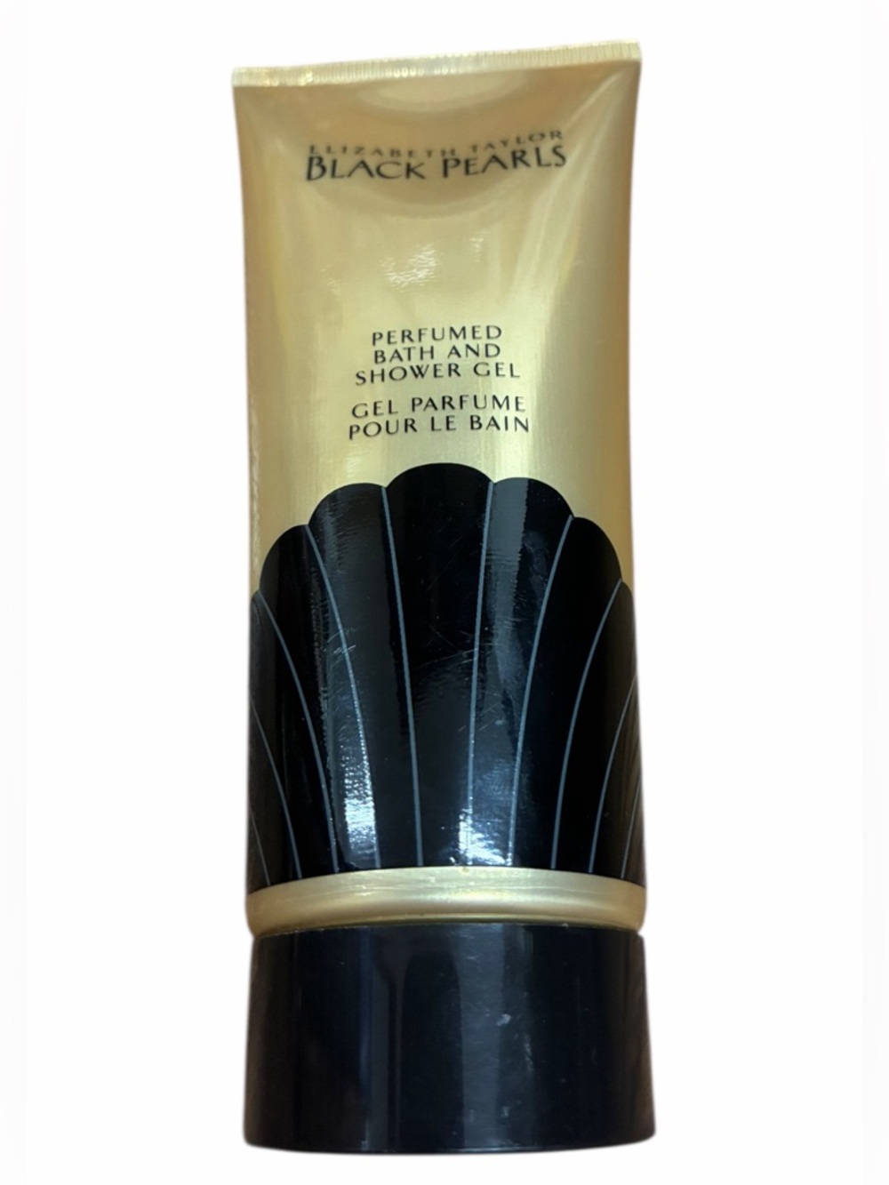 Vintage Discontinued Elizabeth Taylor Black Pearls Perfumed Bath & Shower Gel